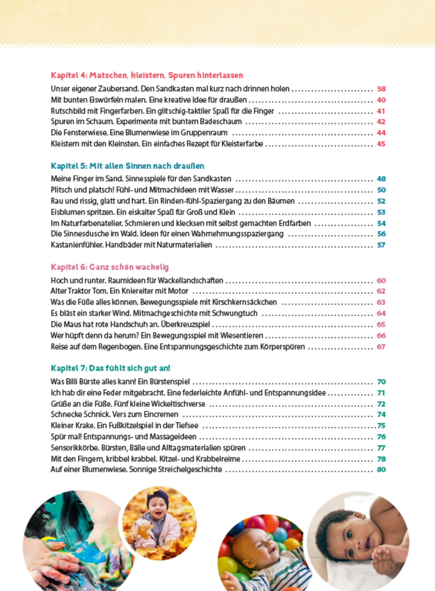 Alle meine Sinne - Die schönsten Wahrnehmungsspiele für Krippenkinder